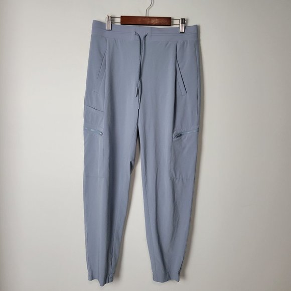 Athleta Light Blue Track Pants - Picture 4 of 12
